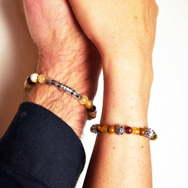 bracelet en pierres naturelles homme et femme